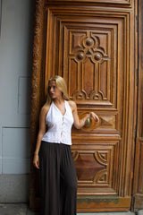 PANTALON FLUIDO MARRON