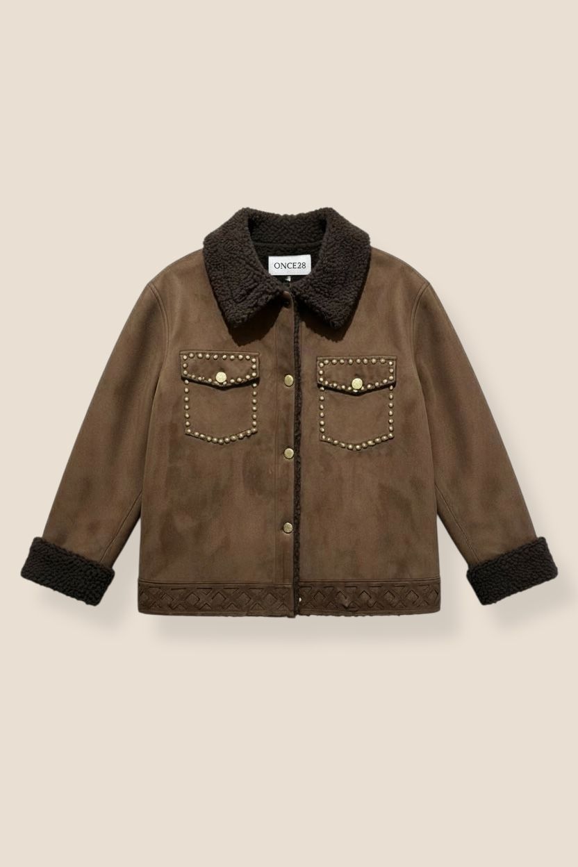 CHAQUETA BORREGO TACHAS - ONCE28