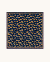 PAÑUELO LEOPARDOS AZUL - ONCE28