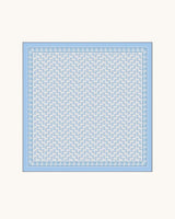 PAÑUELO FLORES AZUL  - ONCE28