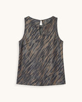 TOP RASO ESTAMPADO GRIS - ONCE28