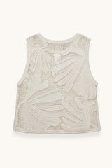 TOP CHOCHET FLORES   - ONCE28