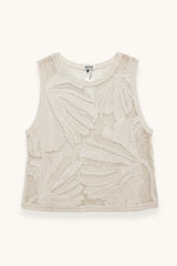 TOP CHOCHET FLORES   - ONCE28