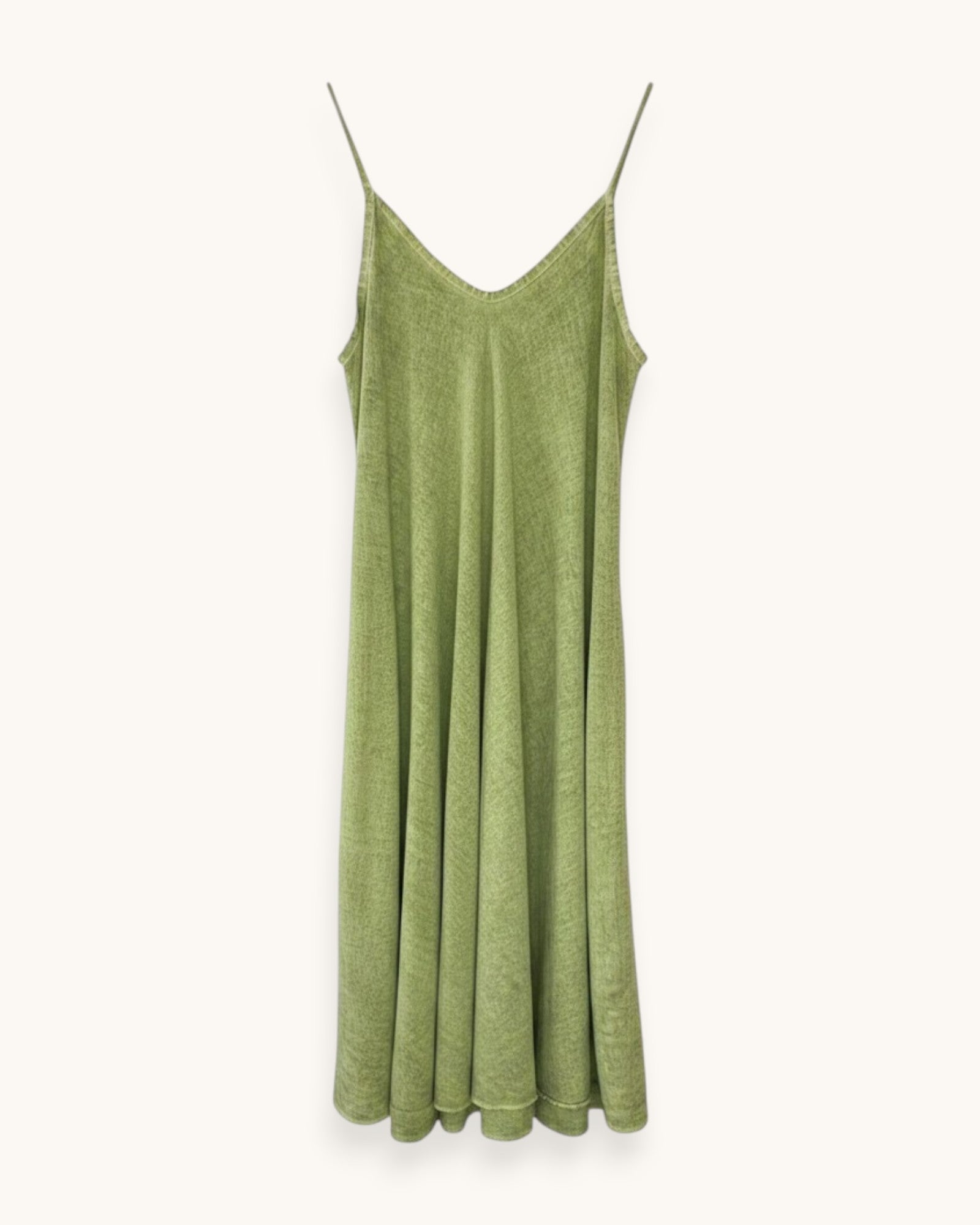 VESTIDO TIRANTES VERDE PISTACHO - ONCE28