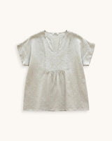 BLUSA BORDADA BEIGE - ONCE28