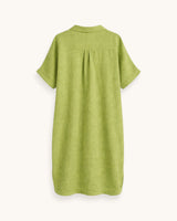 VESTIDO CAMISERO PISTACHO - ONCE28