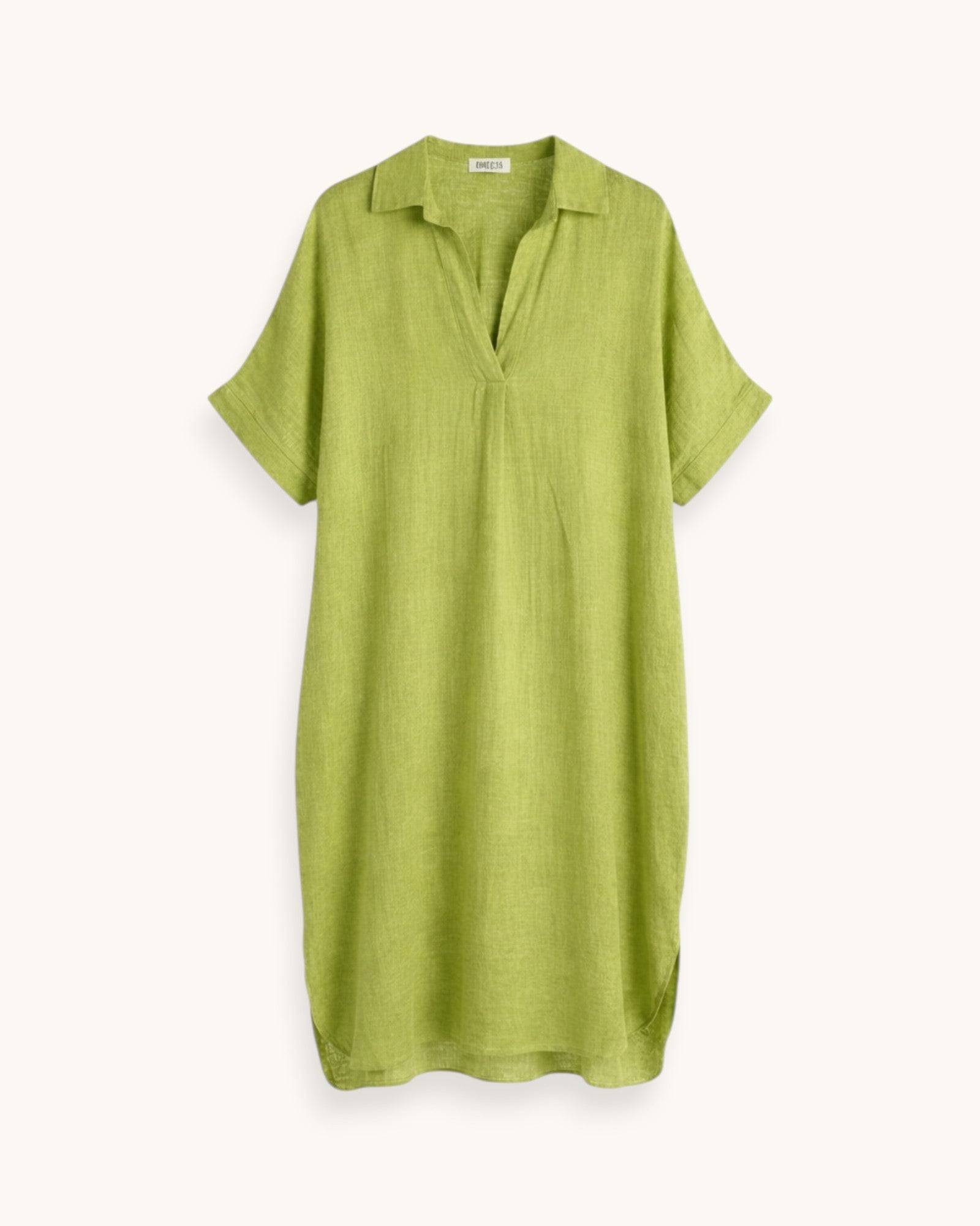 VESTIDO CAMISERO PISTACHO - ONCE28