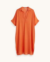 VESTIDO CAMISERO NARANJA - ONCE28