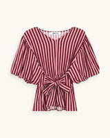 BLUSA RAYAS ROSA - ONCE28