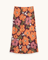 FALDA FLORES NARANJA - ONCE28