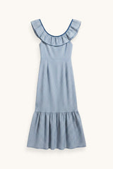 VESTIDO RAYAS AZUL- ONCE28