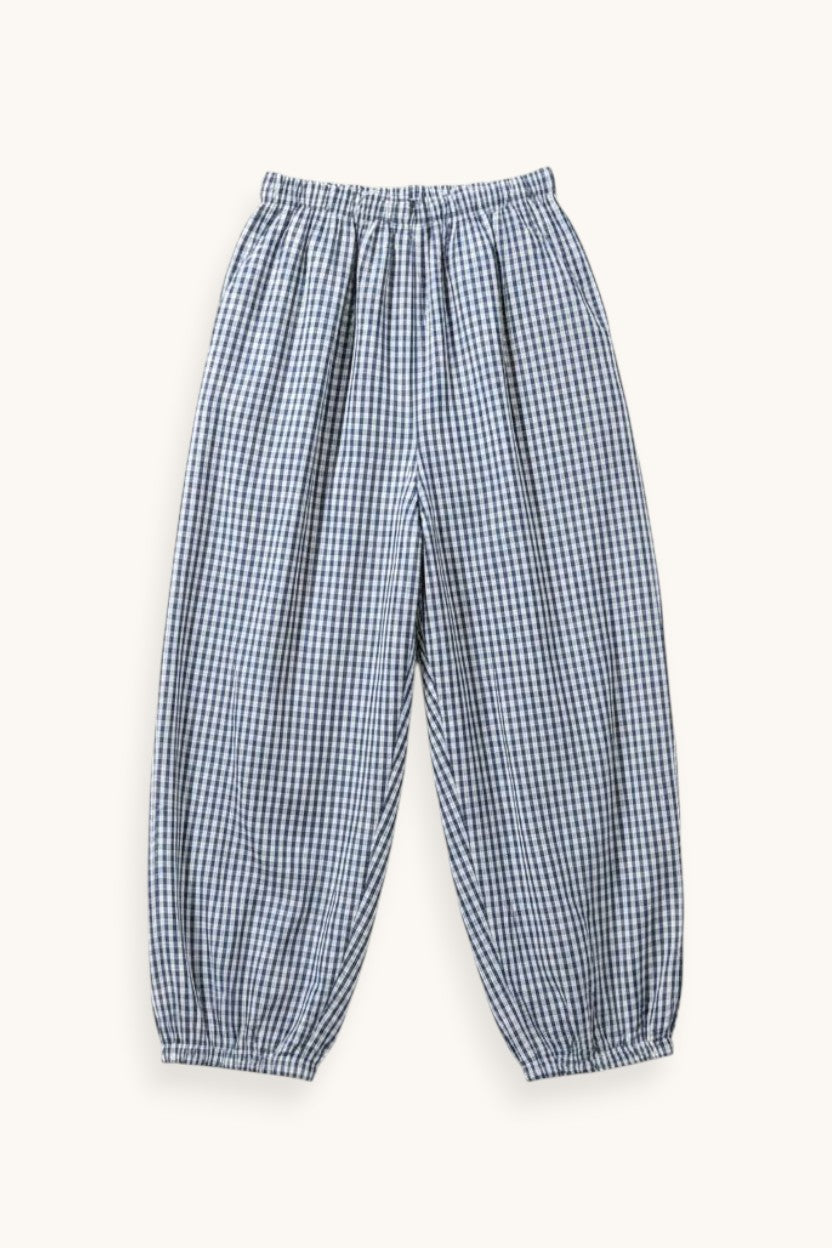 PANTALÓN VICHY AZUL - ONCE28