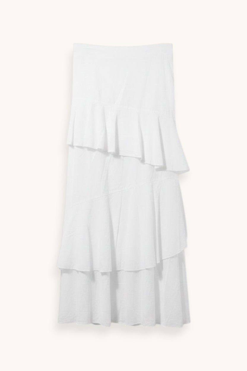 FALDA VOLANTES BLANCA - ONCE28