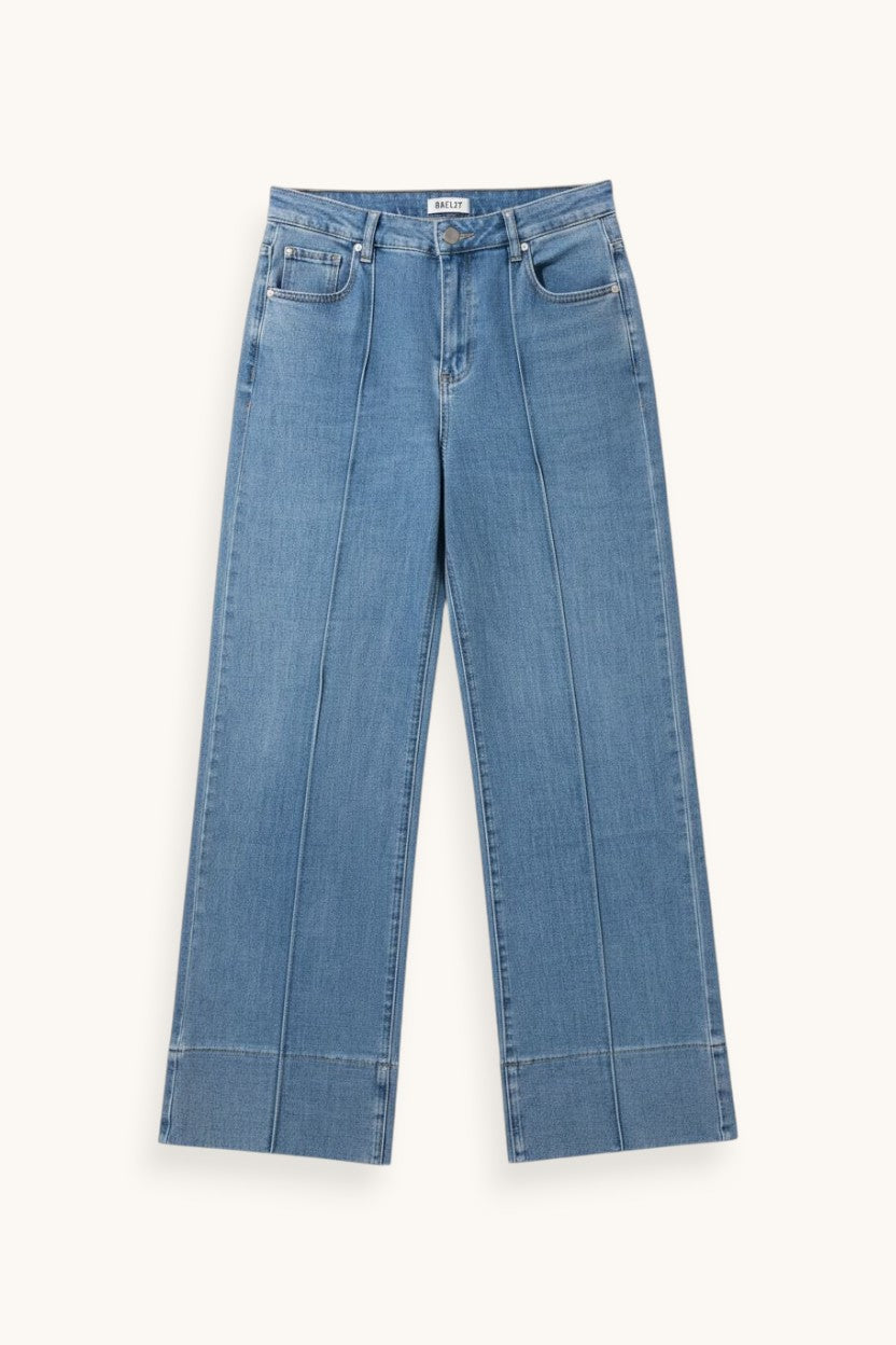 PANTALÓN COSTURAS AZUL - ONCE28