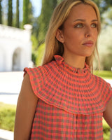 VESTIDO BABERO NARANJA - ONCE28
