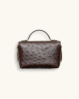 BOLSO PEQUEÑO COCODRILO MARRÓN OSCURO