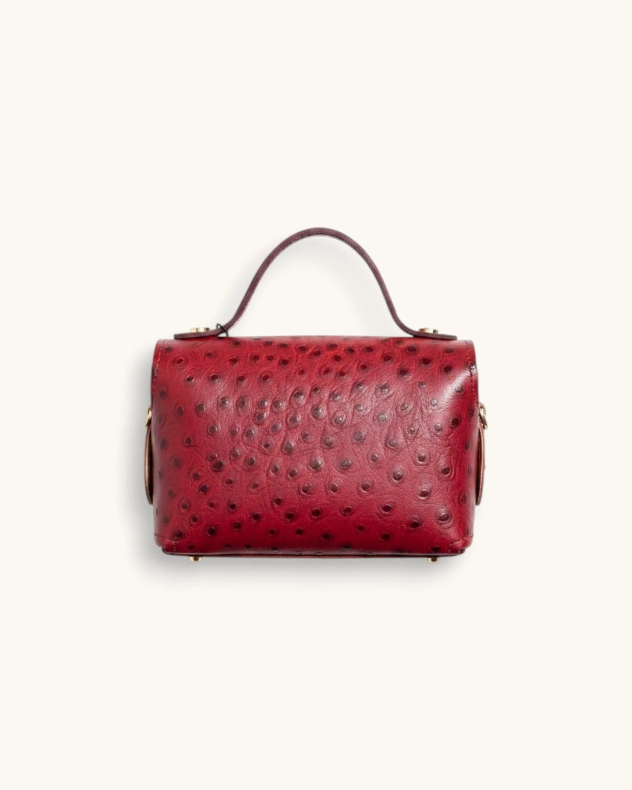 BOLSO PEQUEÑO COCODRILO ROJO