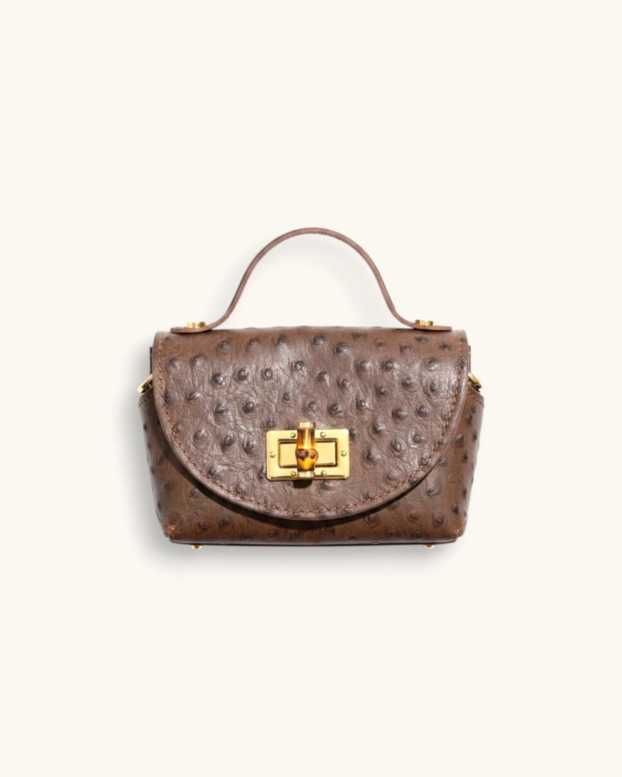 BOLSO PEQUEÑO COCODRILO CHOCOLATE