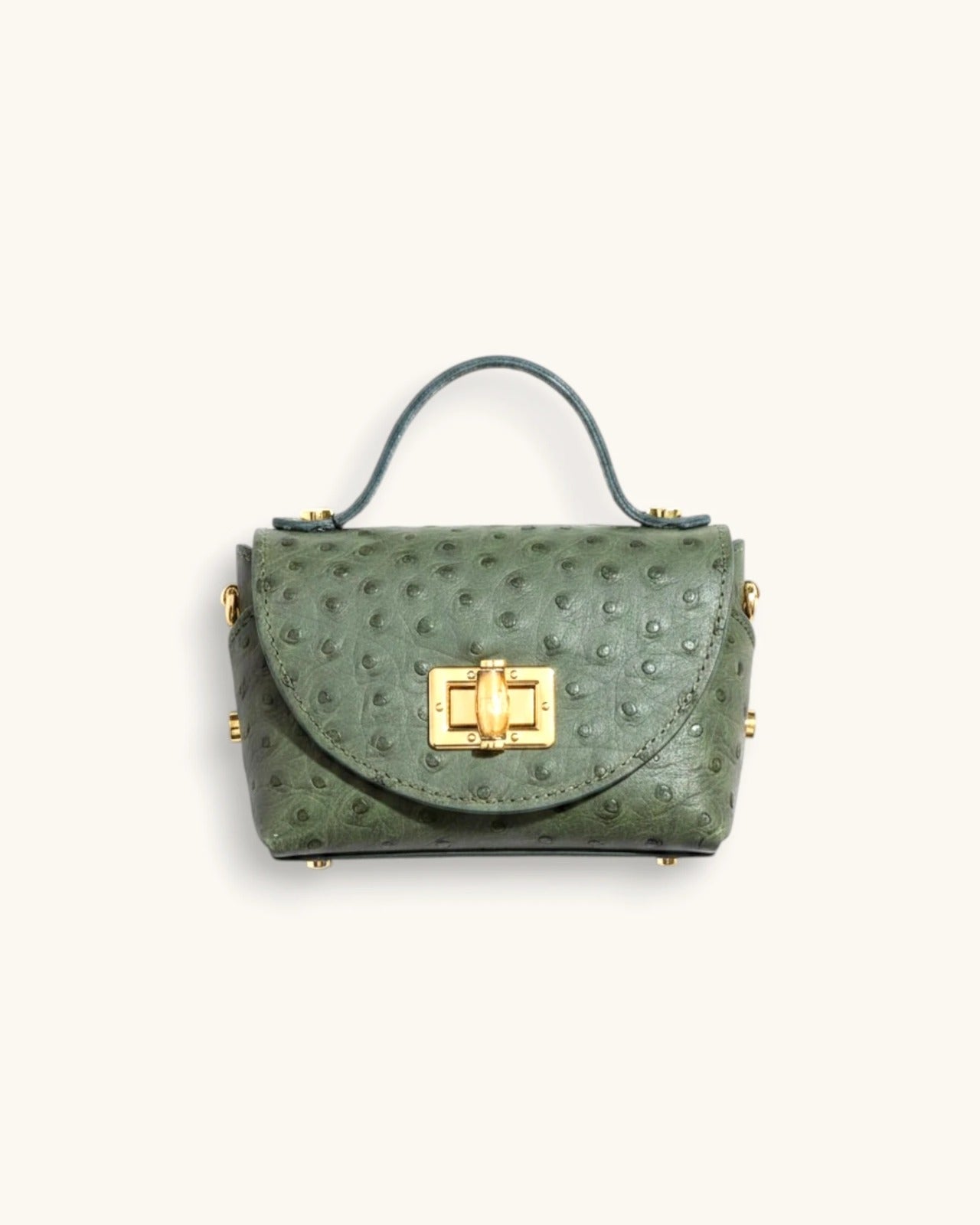 BOLSO PEQUEÑO COCODRILO VERDE