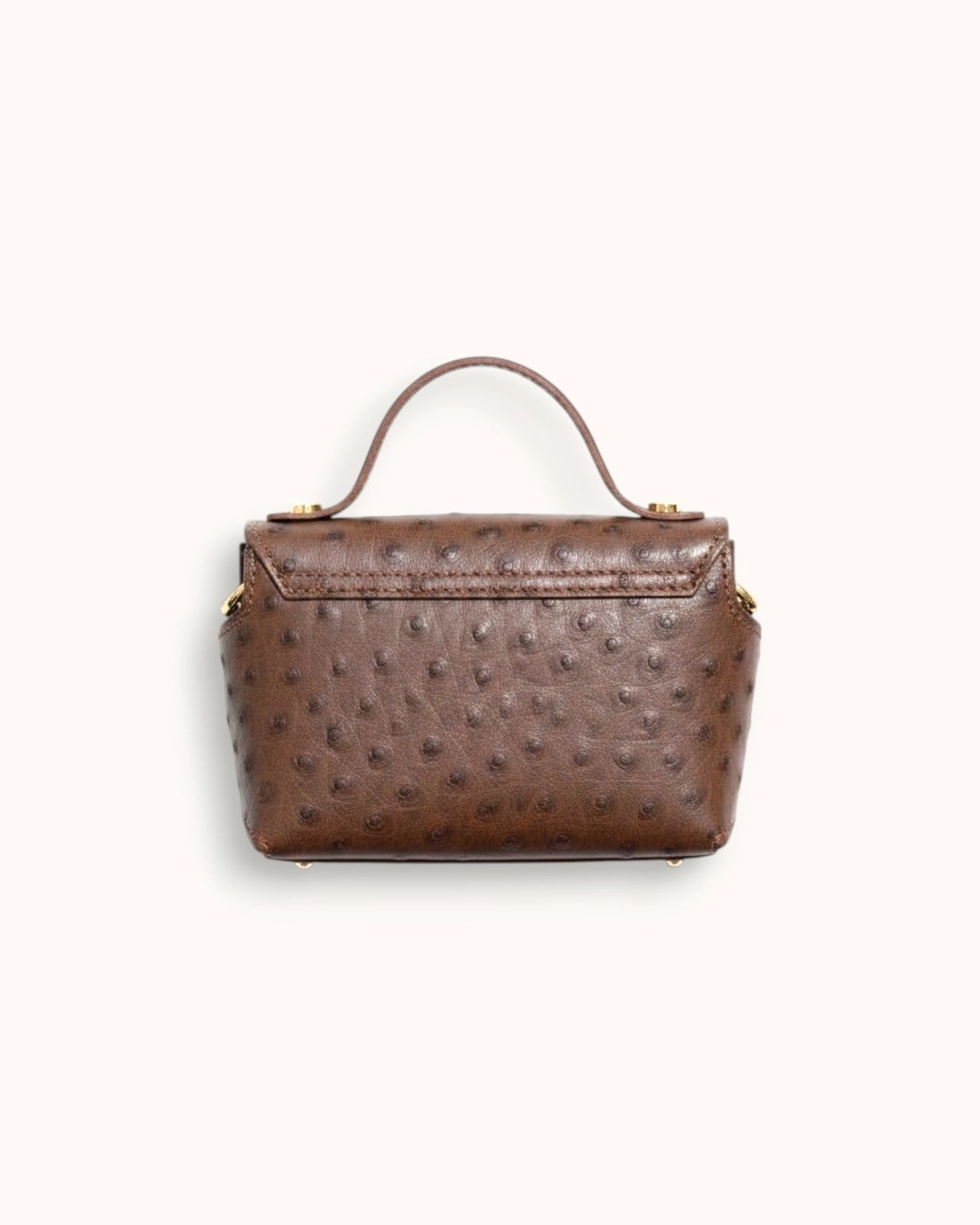 BOLSO PEQUEÑO COCODRILO CHOCOLATE
