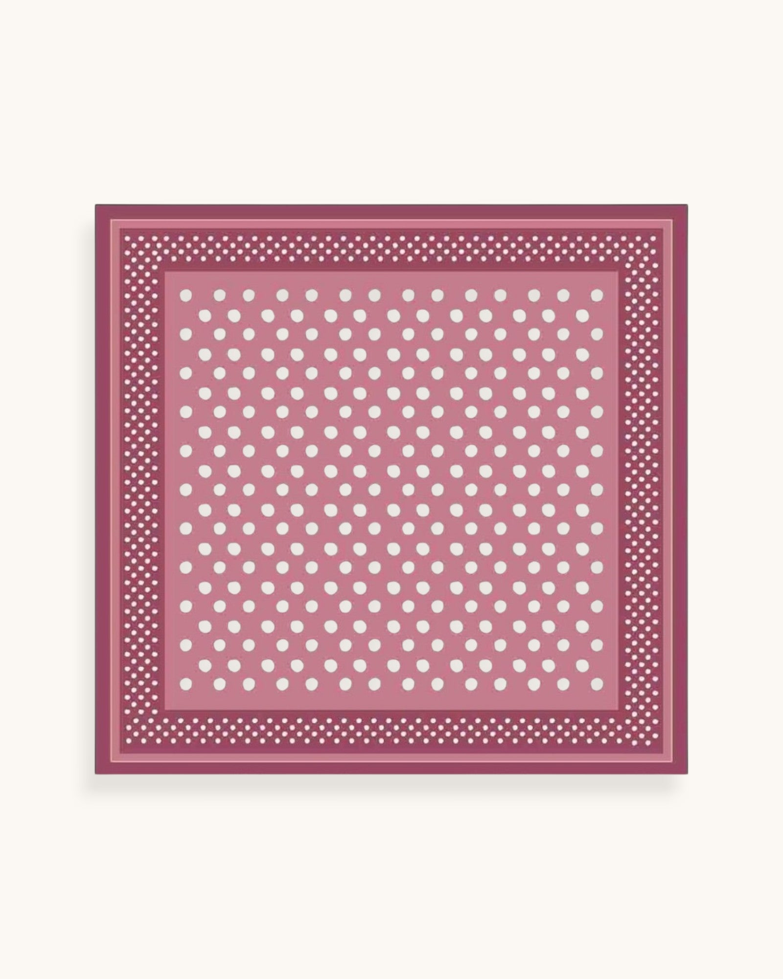 PAÑUELO LUNARES ROSA  - ONCE28