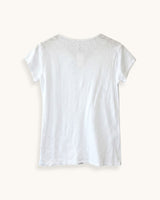 CAMISETA BLANCA BOTONES - ONCE28