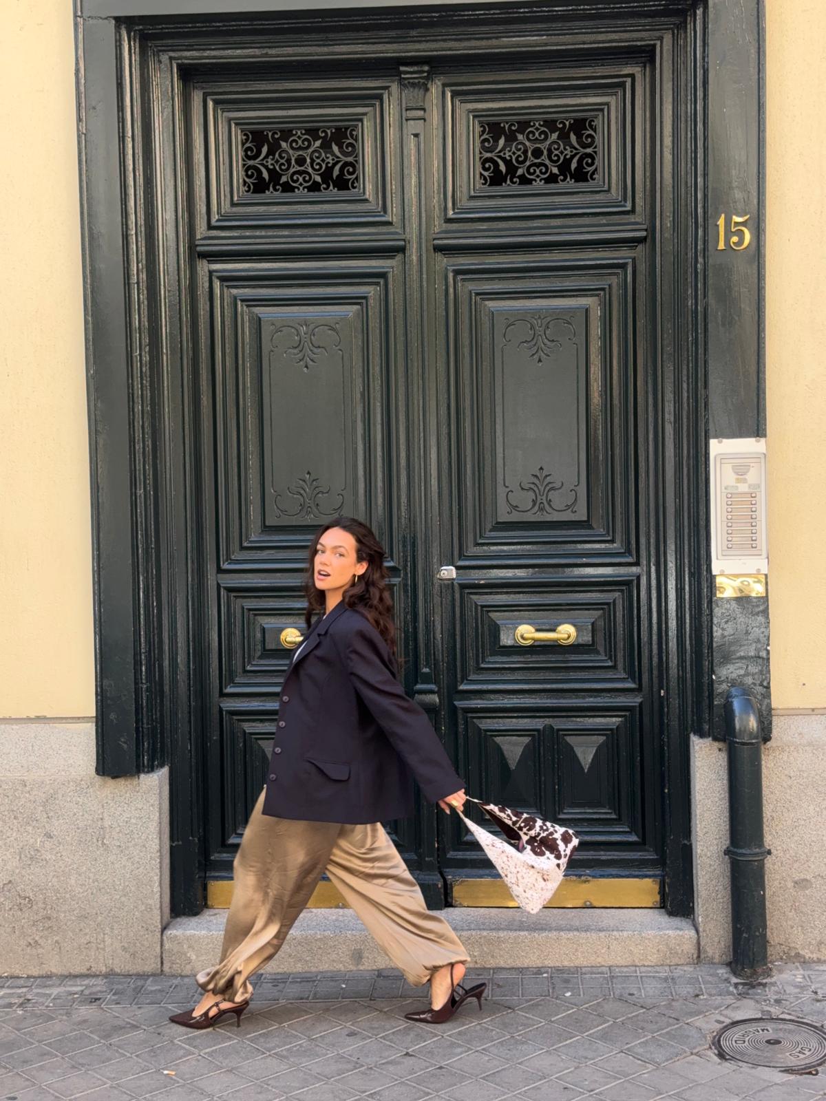 PANTALÓN BOMBACHO CHAMPAGNE - ONCE28