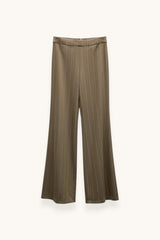 PANTALÓN RAYA DIPLOMÁTICA MARRÓN - ONCE28