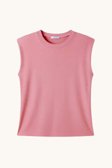 TOP CON HOMBRERAS ROSA  - ONCE28
