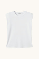 TOP CON HOMBRERAS BLANCO - ONCE28