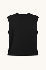 TOP CON HOMBRERAS NEGRO - ONCE28