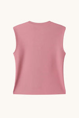TOP CON HOMBRERAS ROSA  - ONCE28