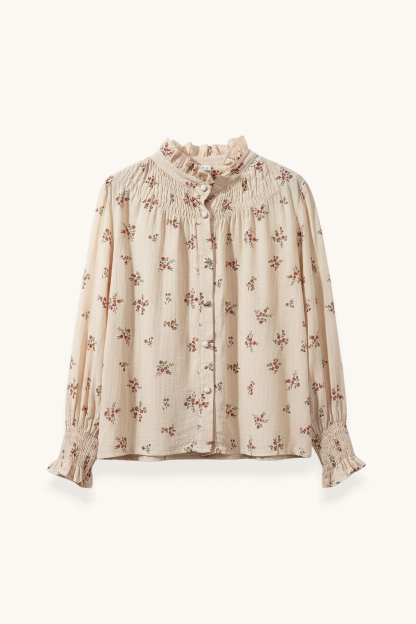 BLUSA FLORES GRANATES - ONCE28