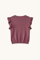 TOP VOLANTES ROSA - ONCE28