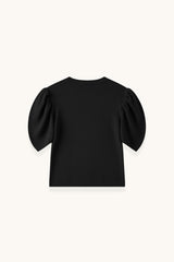CAMISETA MANGA ABULLONADA NEGRA - ONCE28