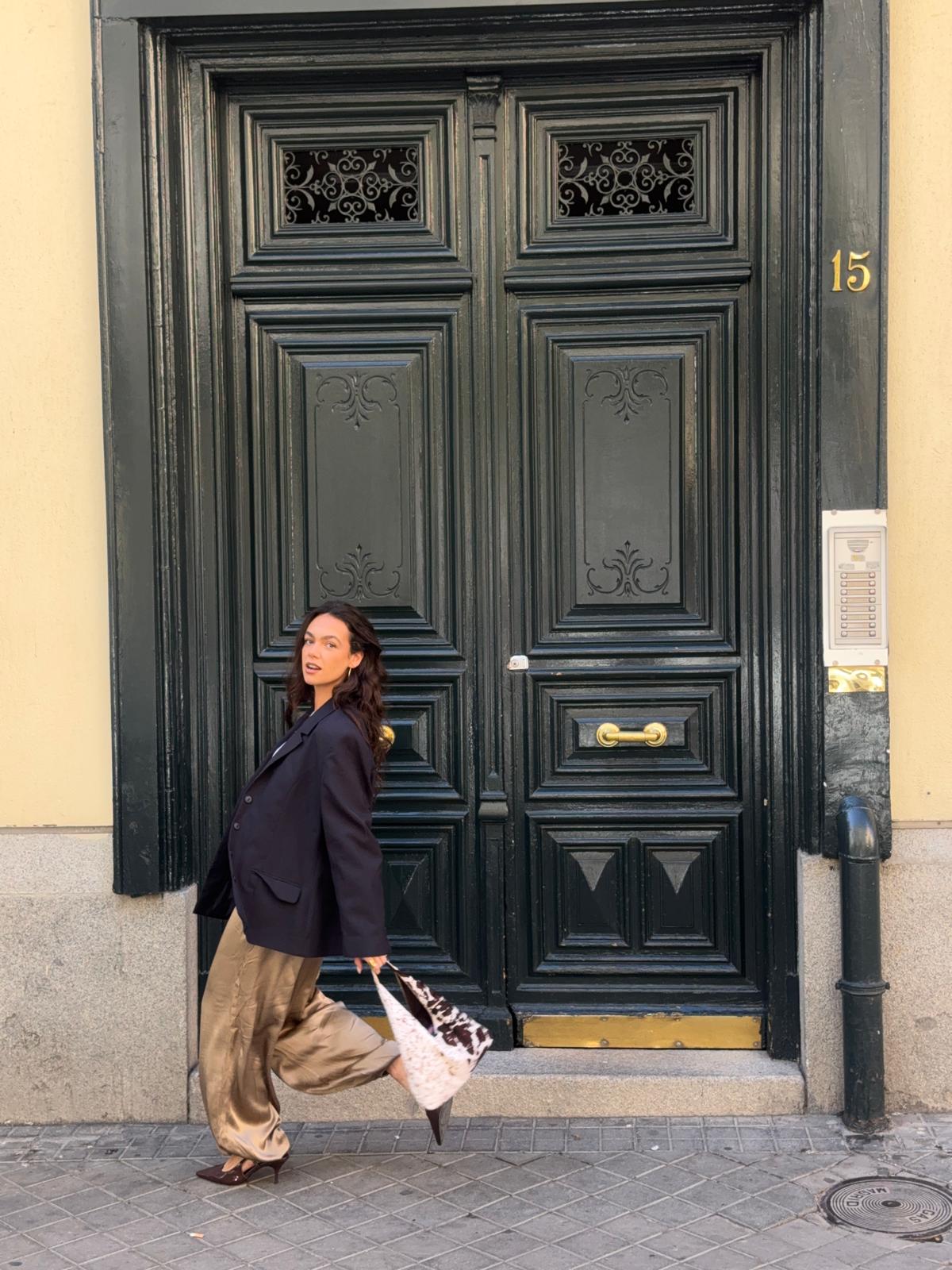 PANTALÓN BOMBACHO CHAMPAGNE - ONCE28