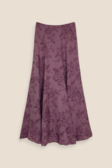 FALDA BORDADA BERENJENA - ONCE28