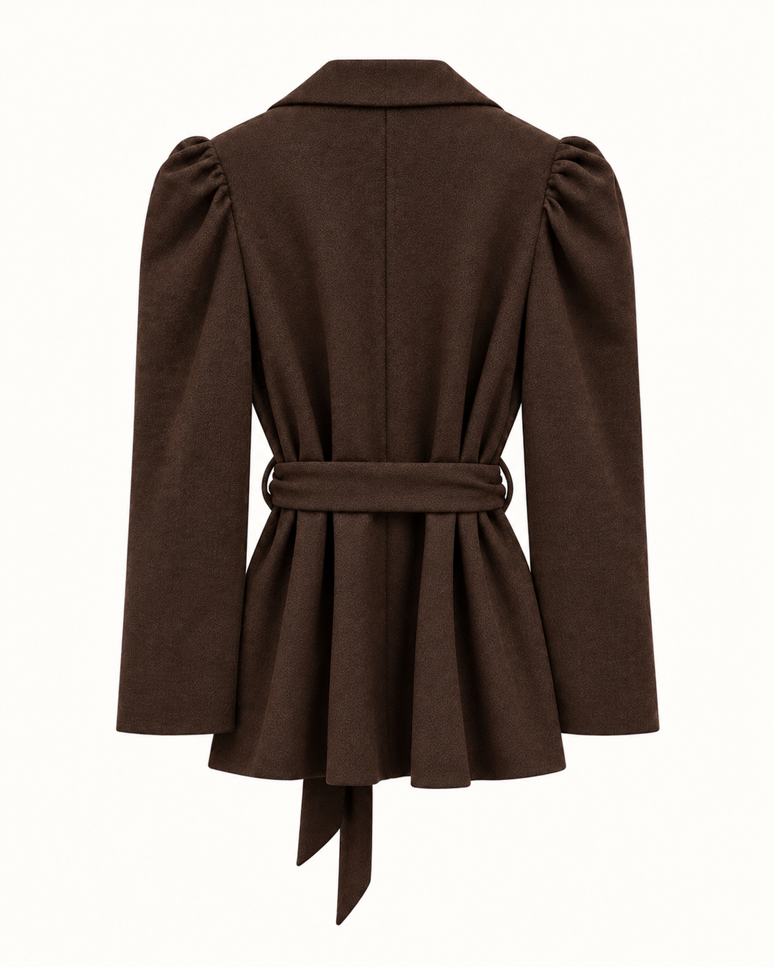 CHAQUETA HOMBRO ABULLONADO MARRÓN