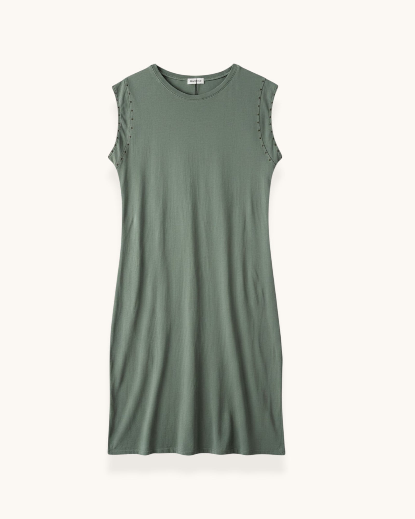 VESTIDO TACHAS VERDE - ONCE28