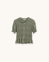 CAMISETA FRUNCE VERDE - ONCE28