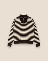 JERSEY CREMALLERA MARRÓN - ONCE28