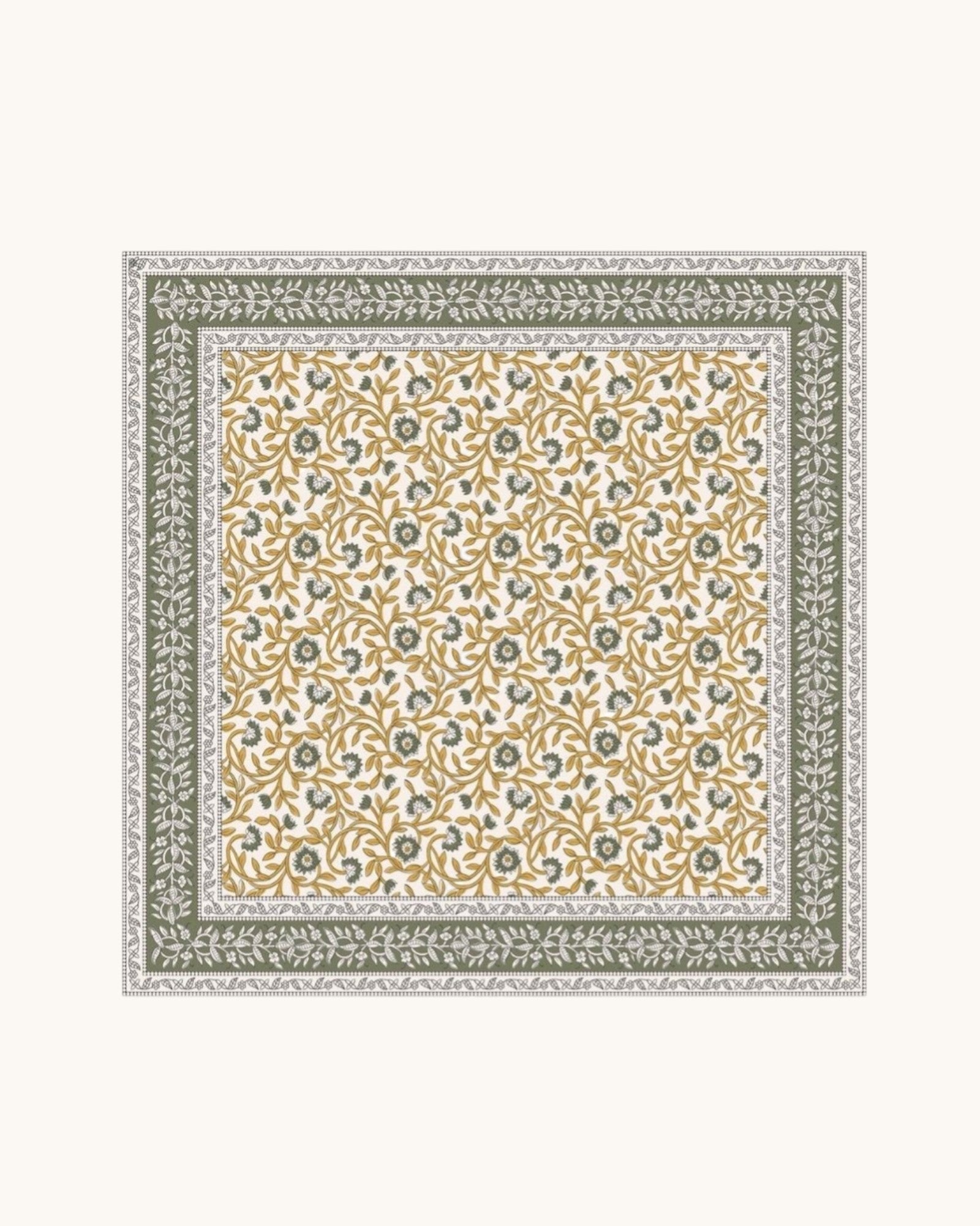 PAÑUELO ESTAMPADO VERDE - ONCE28
