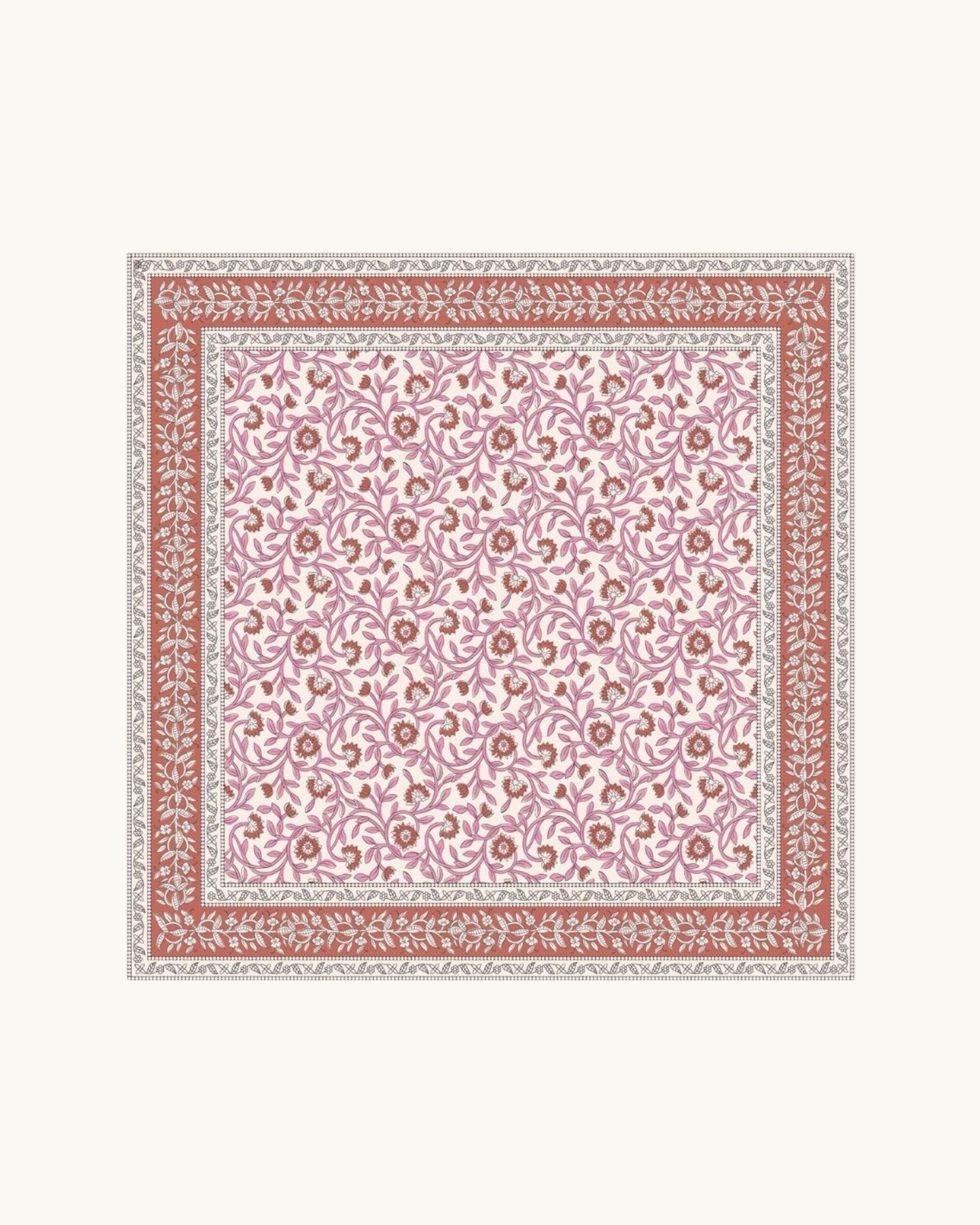 PAÑUELO ESTAMPADO ROSA - ONCE28