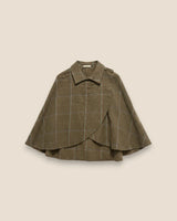 PONCHO CUELLO CUADROS VERDE - ONCE28