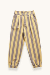 PANTALÓN RAYAS AMARILLO Y MARRÓN - ONCE28