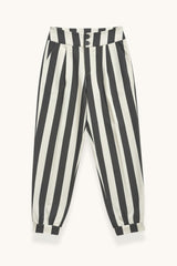 PANTALÓN RAYAS GRIS Y CRUDO - ONCE28