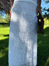 FALDA BORDADA BLANCA   - ONCE28