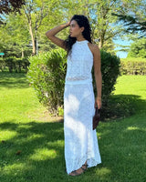 CONJUNTO BORDADO BLANCO- ONCE28