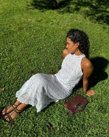 FALDA BORDADA BLANCA   - ONCE28
