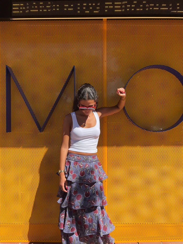 FALDA VOLNTES GRIS  - ONCE28